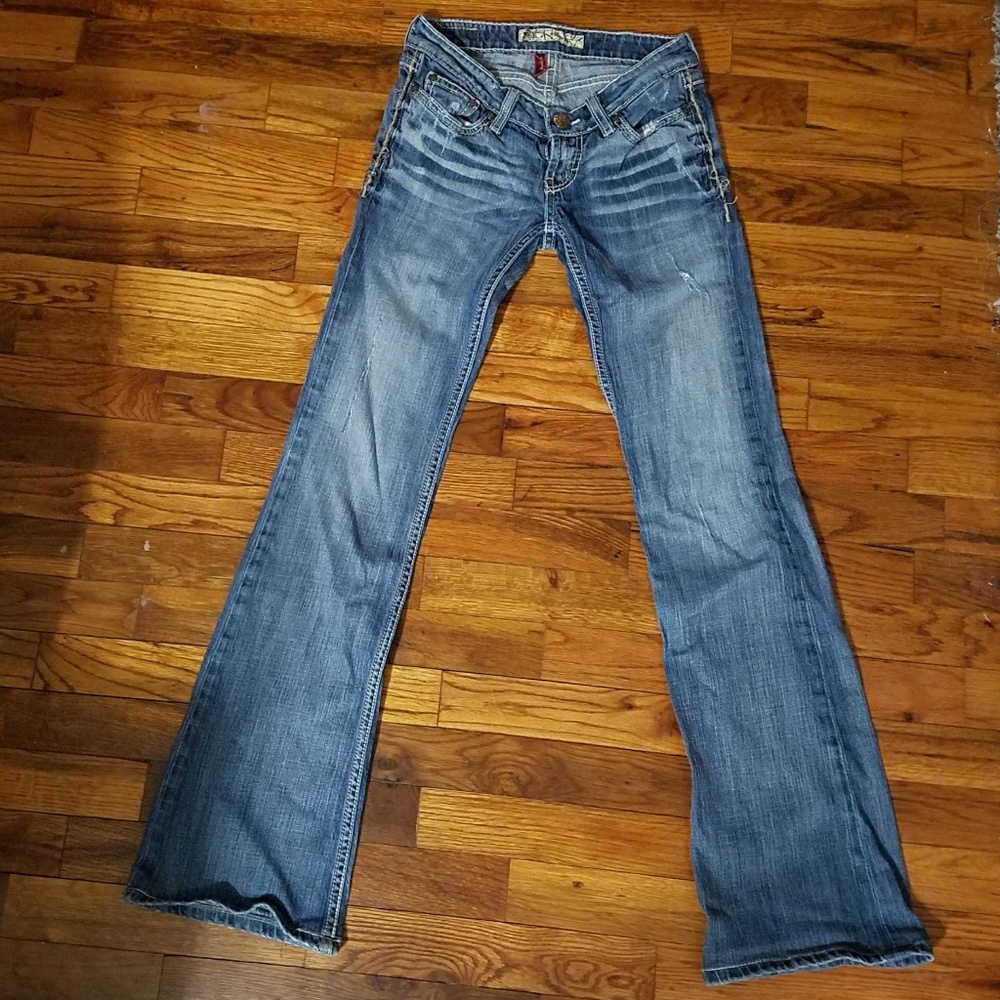 Light buckle jeans size 24 x 33.5
